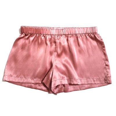 Silk Satin Short Pink